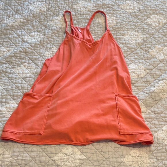 FP Movement by Free People Hot Shot Coral Dress-Size Small - Picture 1 of 4